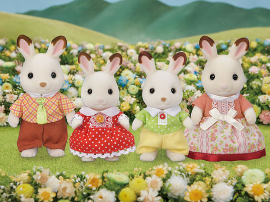 Chocolate Rabbit Family: Renewal – Sylvanian Store Keepers
