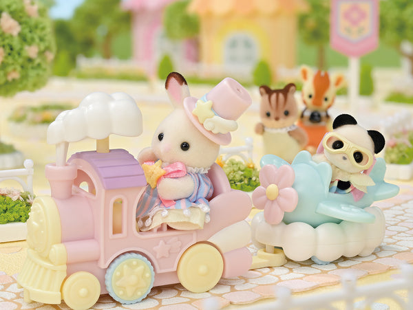 Amusement Park Ride Set- Plane & Train