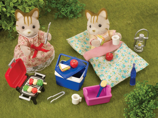 sylvanian families camping