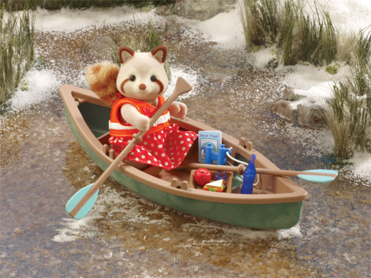 sylvanian canoe set