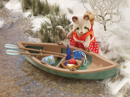 sylvanian families canoe