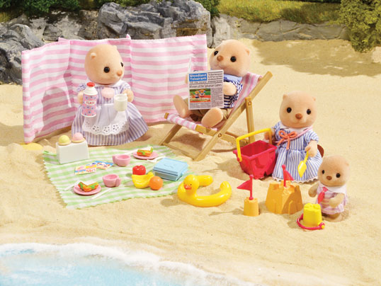 sylvanian families beach set
