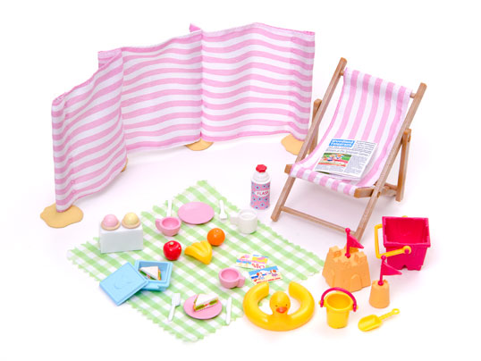 sylvanian beach set