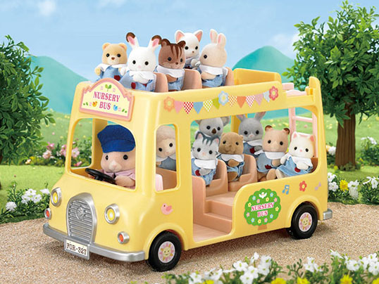 sylvanian families double decker bus